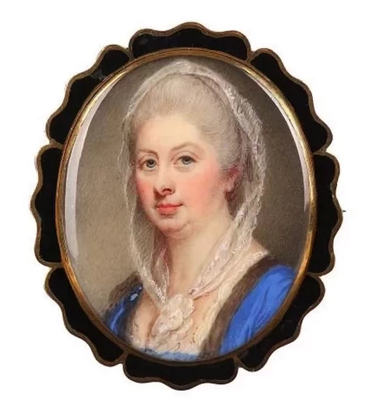 Miniatura del ritratto di una signora